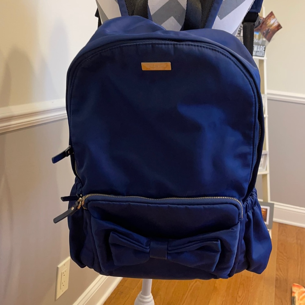 Kate Spade Bow Backpack Large Navy